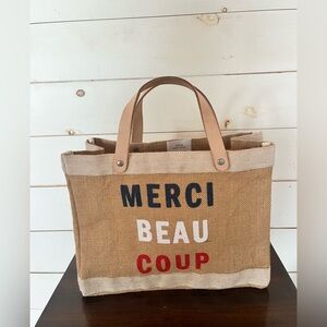 Merci Beau Coup Apolis x Claire V Lunch Tote